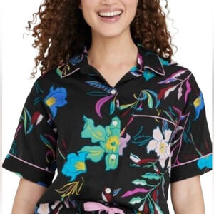 Target Stars Above 1 Piece lounge wear top Multi Floral Sz XXL
